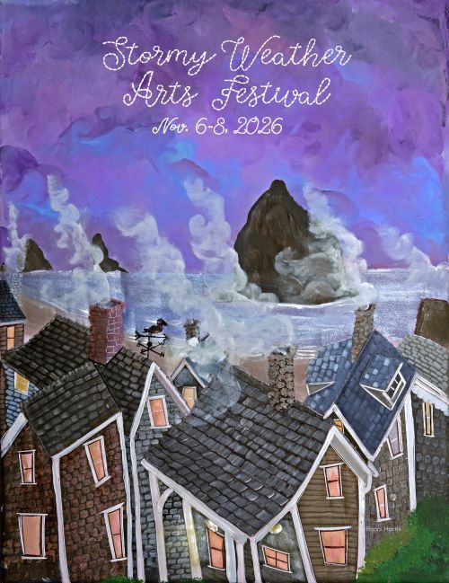 Stormy Weather Arts Festival Poster by Ronni Harris